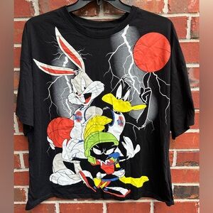 Space Jam A New Legacy Large Short Sleeve T-Shirt Bugs Bunny Looney Tunes B3